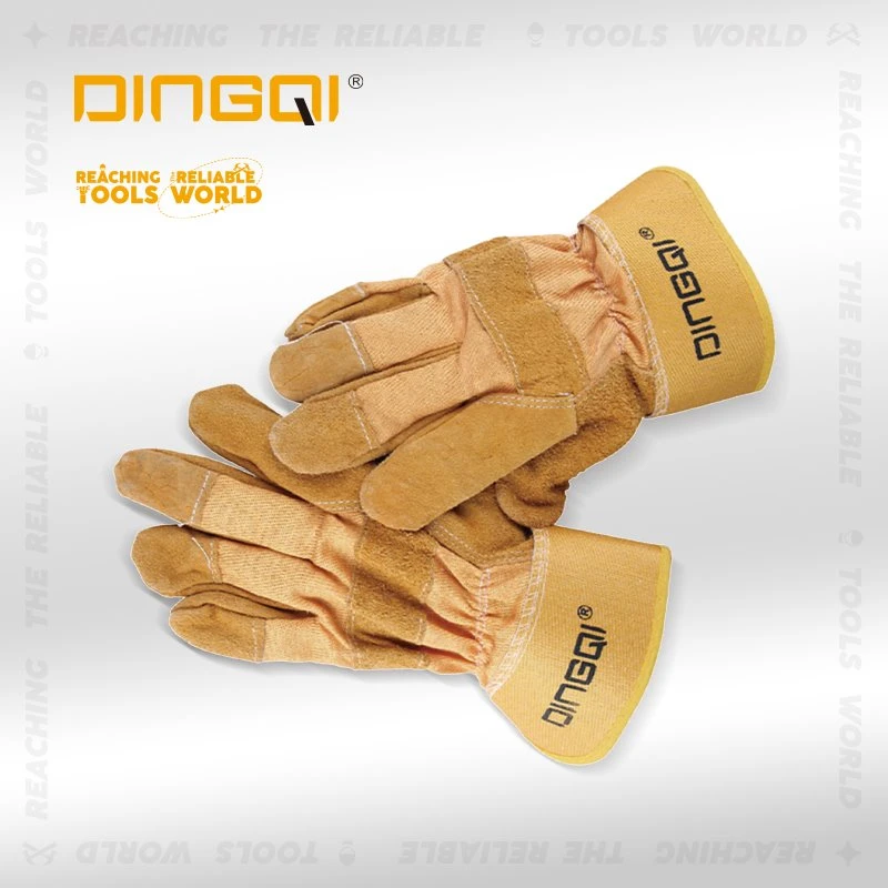 Guantes de trabajo de soldadura resistentes al calor de algodón