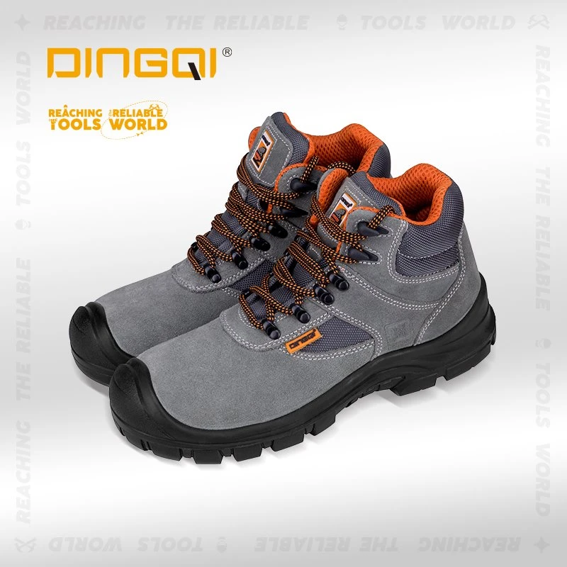 Botas de trabajo de cuero suave de acero